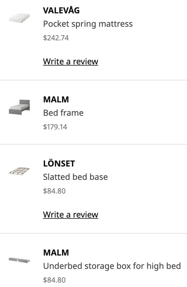 IKEA Twin Bed Set