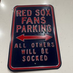 Red Sox Fan Sign