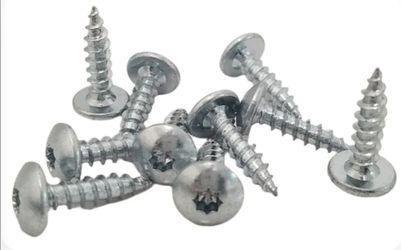 #10 Head 3/4" Truss Octa Drive T-3 Bit NON Self Tapping Cargo Screw Plated G2 Zinc-Coated