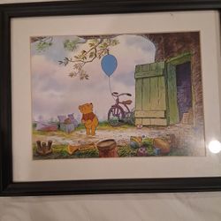 Winnie The Pooh Framed Picture 15 By 12