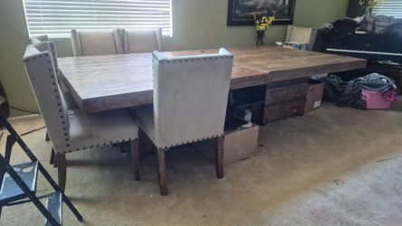 Wood table
