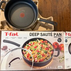 T-fall 5 quart deep saute pan
