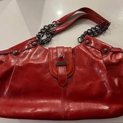 Kenneth Cole red genuine leather purse