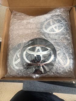 4x TOYOTA 62mm Wheel Center Caps, Camry Avalon RAV4 C-HR Prius Corolla