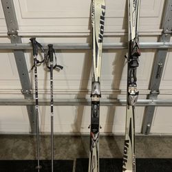 Volkl Gamma 320 Energy Woman’s Skis 149 Cm With Marker  M900 Bindings And Poles
