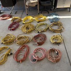 Extensiones  De Luz. Mangeras De Aire