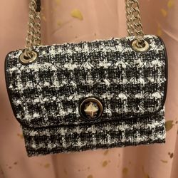 Kate Spade Tweed Chain Bag 