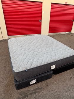 King Bedroom Set with Spring Air Mattress – Like New