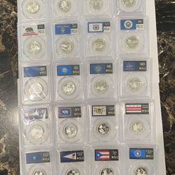 20 Silver Coins 25C $28 Each