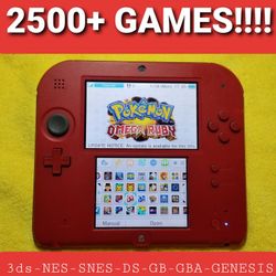 Nintendo 2DS with Many Games Installed!!!