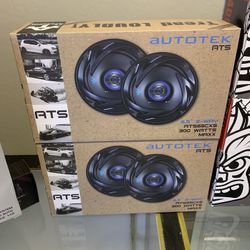 Autotek Car Audio . 6.5 Inch Car Stereo Speakers . 300 watts . Flash Sale $29 A Pair While They Last . New 