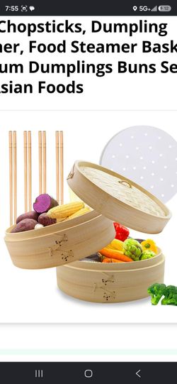 Bamboo food steamer