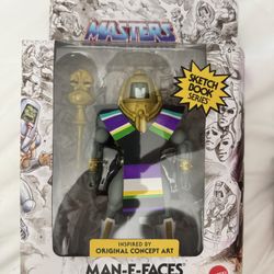 Masters of the Universe Man-E-Faces Sketchbook Series