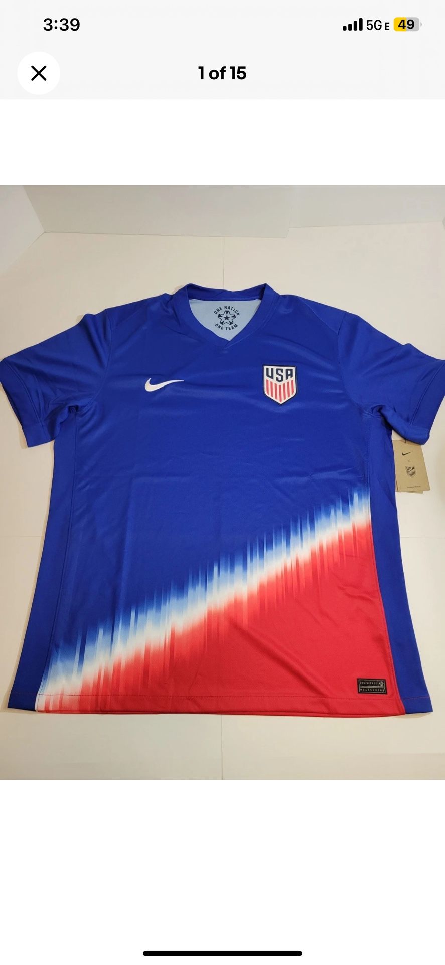 Usa Tie Dye Soccer Jersey