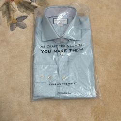 Charles tyrwhitt Blue Non Iron Dress Shirt 