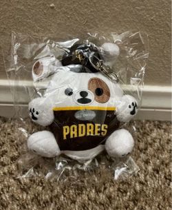 Padres giveaway plush keychain