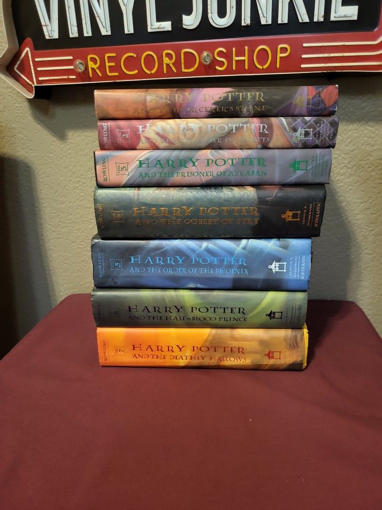 Harry Potter Complete Set Hardcover 1-7 All True First American Edition Books (1-3 Are 1st Ed BCE)