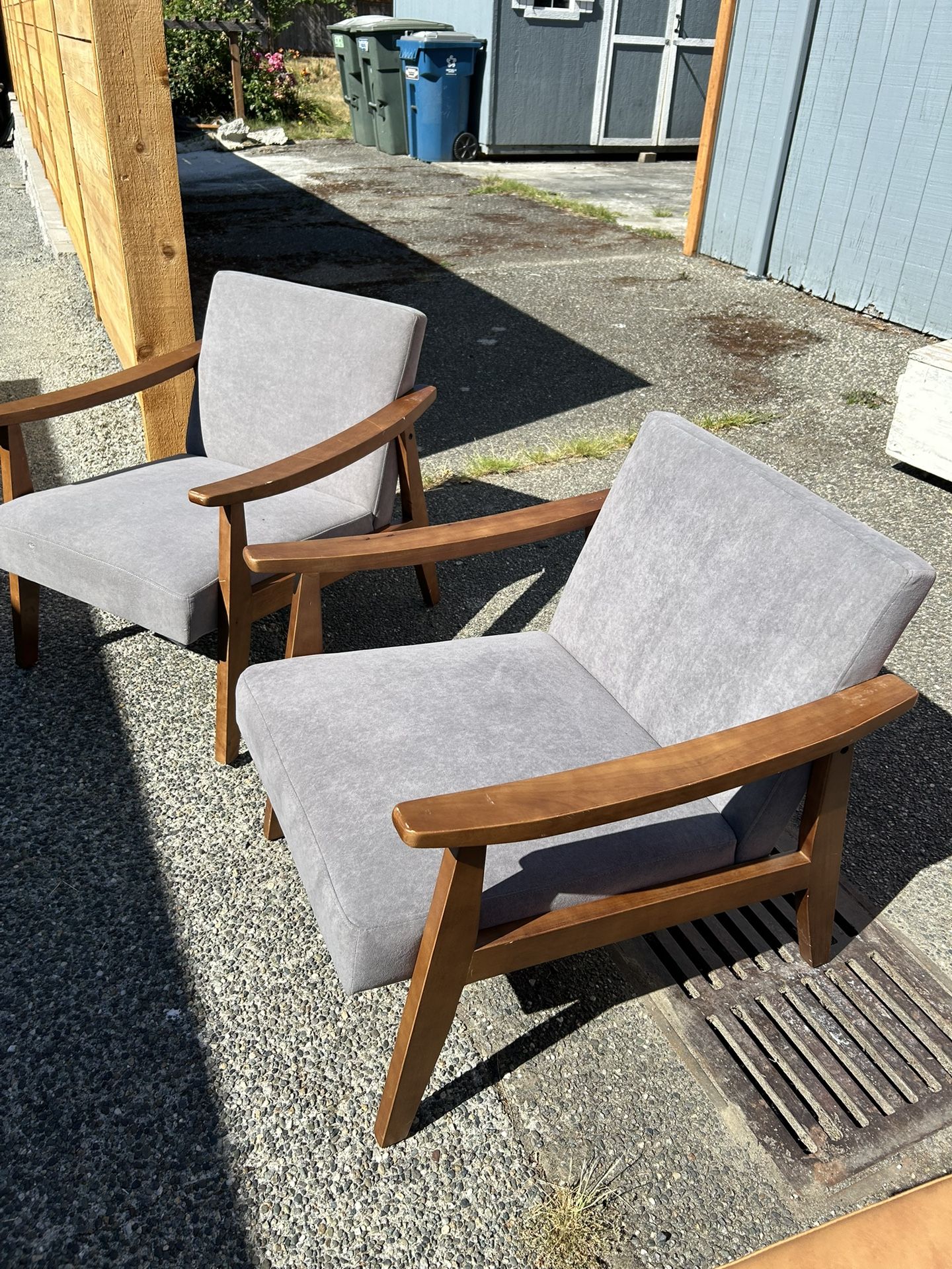 Pair Of Mid-Century Modern Chairs