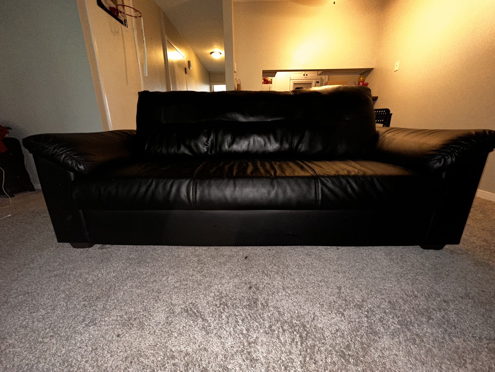 black couch