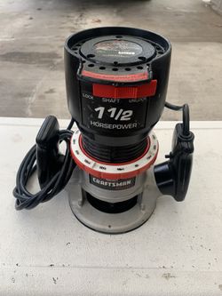 Craftsman 8 Amp 25,000 RPM 1-1/2HP 1/4" Router