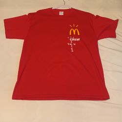 Travis Scott x McDonald's Crew T-Shirt Red