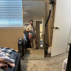 Gold Tall Mirror