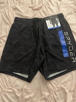 Large Black Men’s Spyder Swim Shorts 