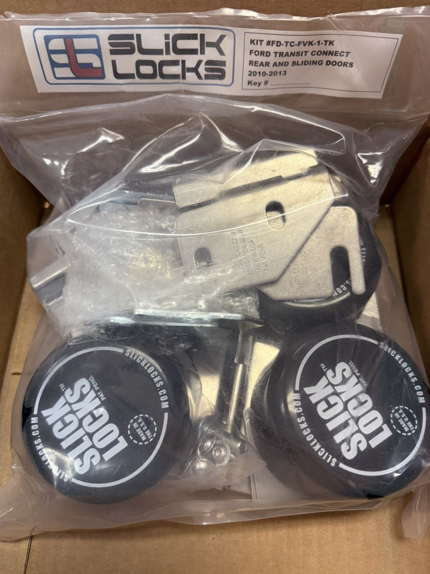 SlickLock Complete Kit Ford Transit Connect 2010-2014