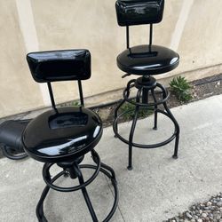 Adjustable Shop Stools Garage