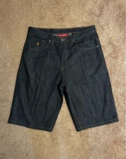 Rocawear Dark Wash Denim Shorts