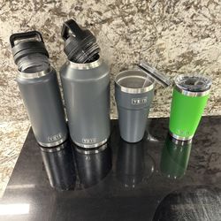 Yeti Drink Bottles 64 & 36  Rambler Tumbler 20 Stackable Cup 26 Oz