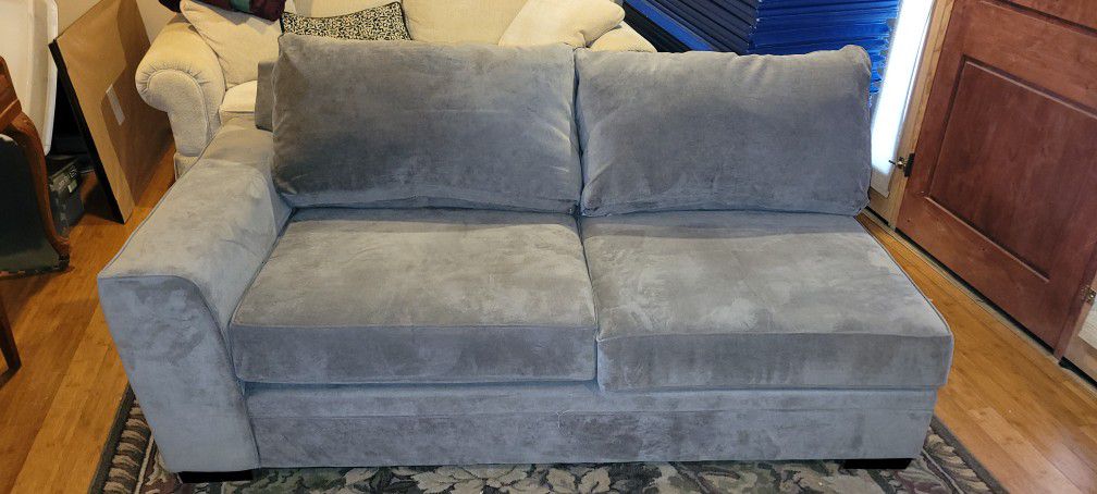 New Couch - Charcoal Color, 77" x 44" x 32" (back) -  $275