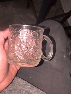 Batman and the riddler McDonald's glass mugs