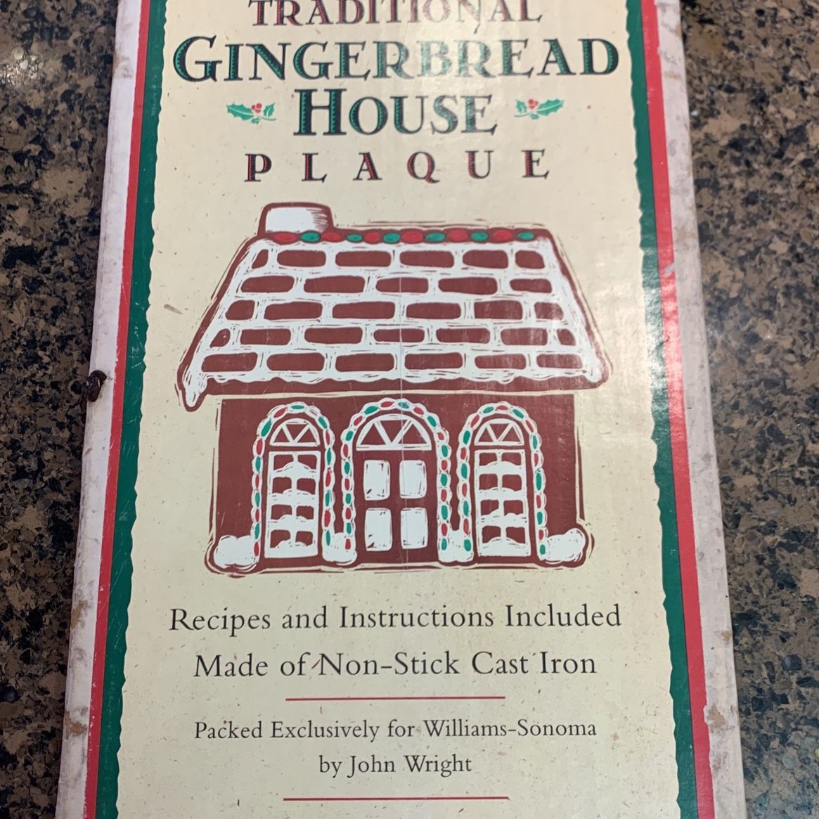 William Sonoma Cast Iron Gingerbread Mold