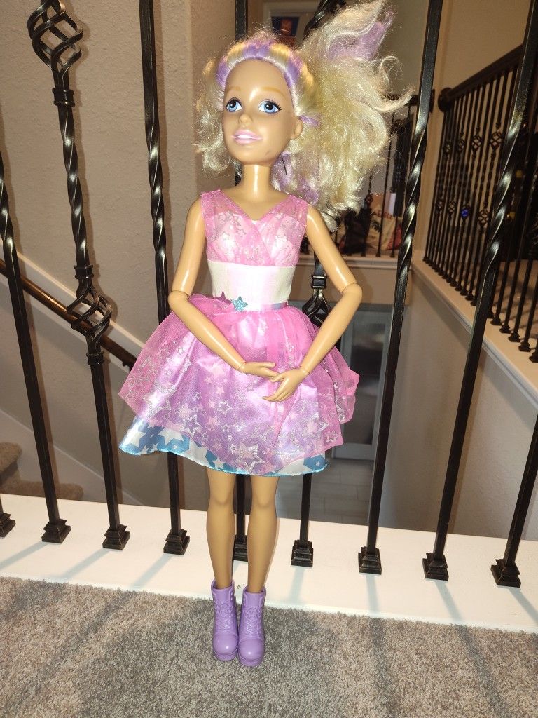 Barbie 28-Inch Best Fashion Friend Star Power Doll.