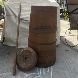 Vintage butter churn