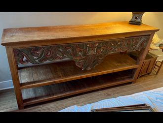 Antique  Solid teak Wood! Best offer ! Pick Up Today