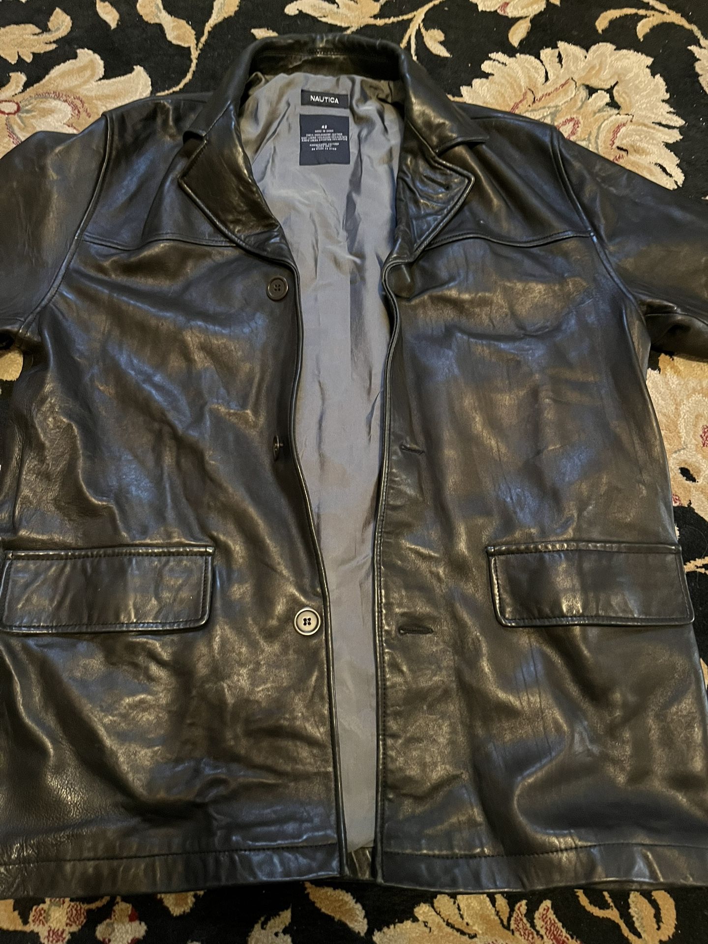 Nautica Men’s Leather Jacket