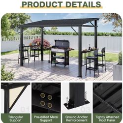New In Box!12x6 Grill Gazebo