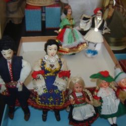 Vintage Souvenir Dolls Foreign