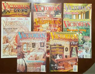 Eight Victorian Decorating & Lifestyle Magazines