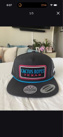 Cactus Ropes Texas Snapback Trucker