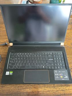 MSI GS75 Thin Stealth 17.3" i7 10th Gen 16GB 500GB SSD RAM 32GB RTX