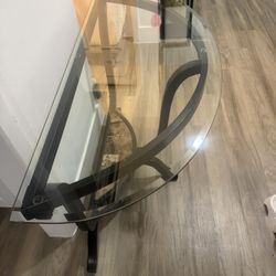 Glass Entry Way Table