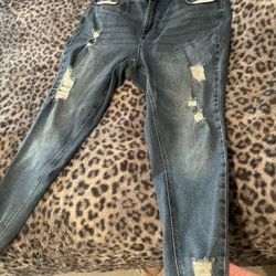 Wax Jean Skinny Leg