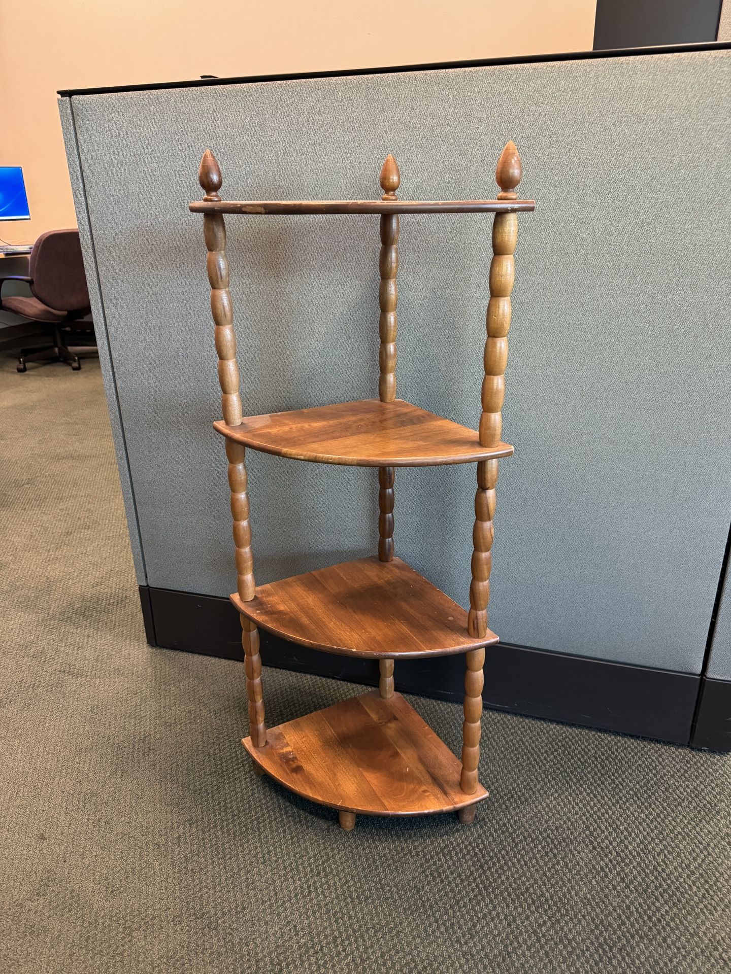 Beautiful Wood Corner Shelf