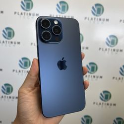 iPhone 15 Pro Unlocked 128Gb Blue Like New Case And Glass Protector For FREE!!!