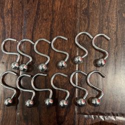 Shower Curtain Hook 12 Pieces 