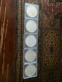 5 Silver Dollars