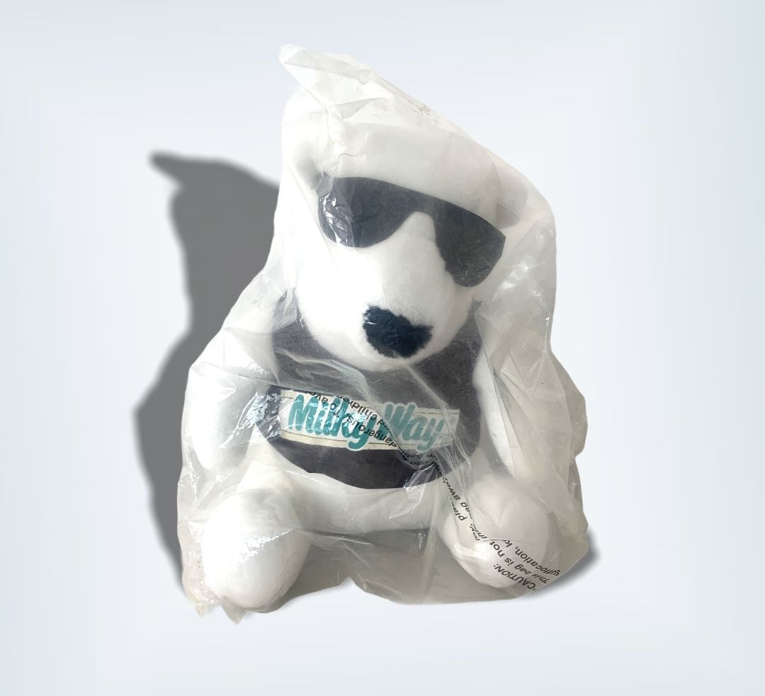 Milky Way Candy Bar Plush Polar Bear 1996 White With Sunglasses Mars 1996
